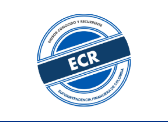 La Superintendencia Financiera de Colombia reconoce nuestra labor como emisor conocido y recurrente.