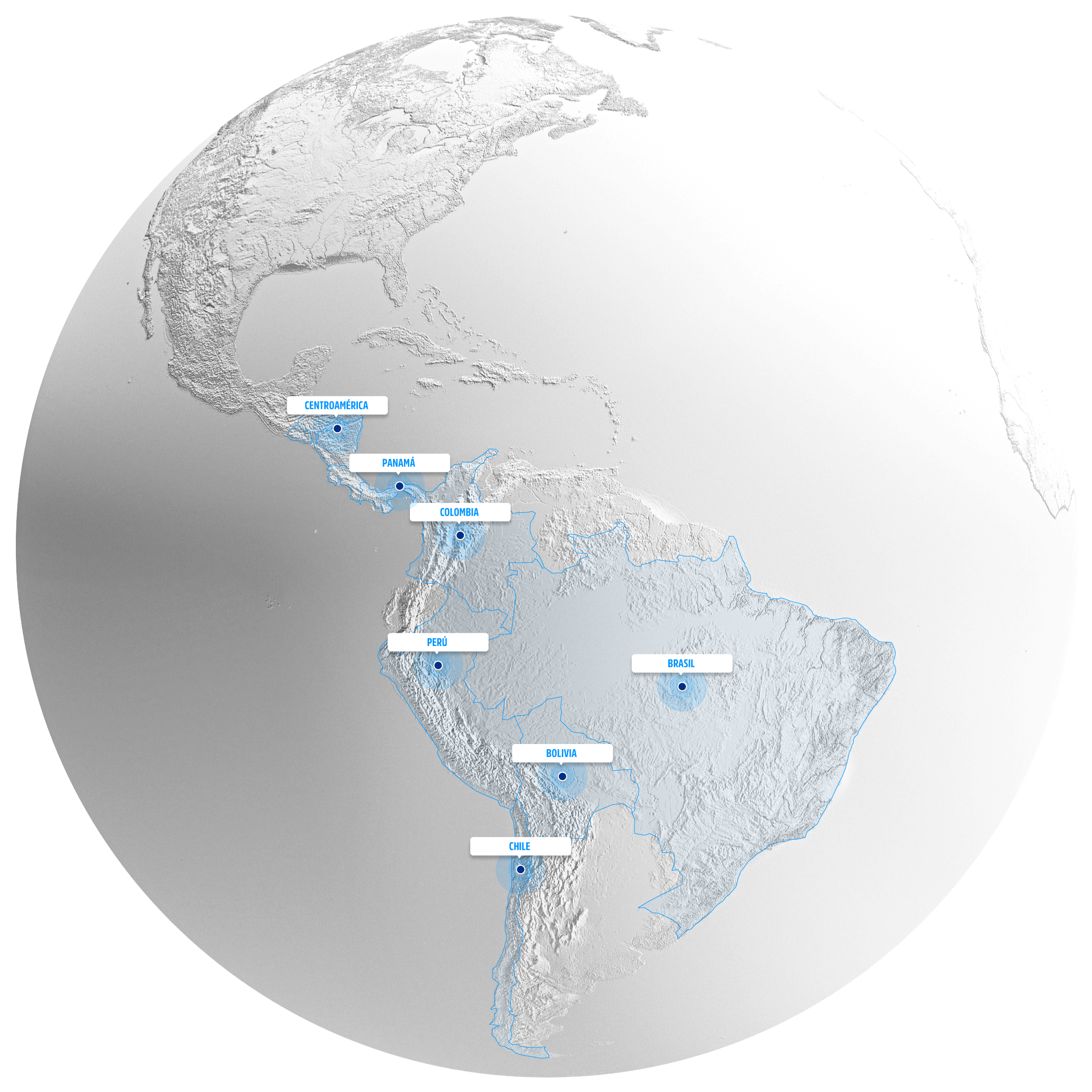 Cobertura regional LATAM ISA